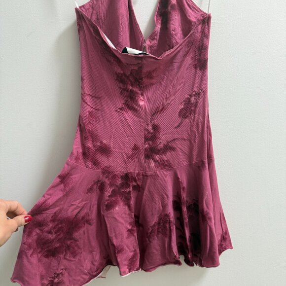 Reformation Floral Print Halter Mini Dress - Picture 4 of 5